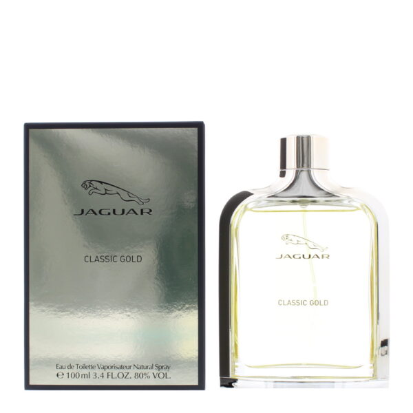 Jaguar Classic Gold Eau De Toilette Spray 100 ml for Men
