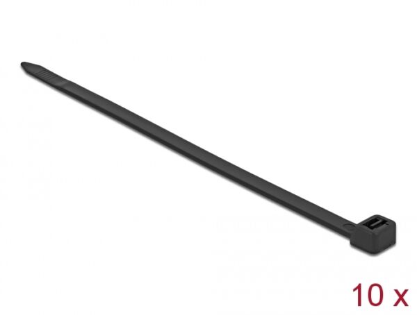 Delock Kabelbinder L 760 X B 8 8 Mm 10 Sti 1 2ck Schwarz